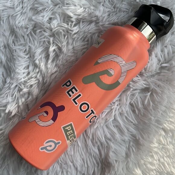 Peloton 24oz Stainless Steel Sticker Bottle, Orange - Picture 12 of 16